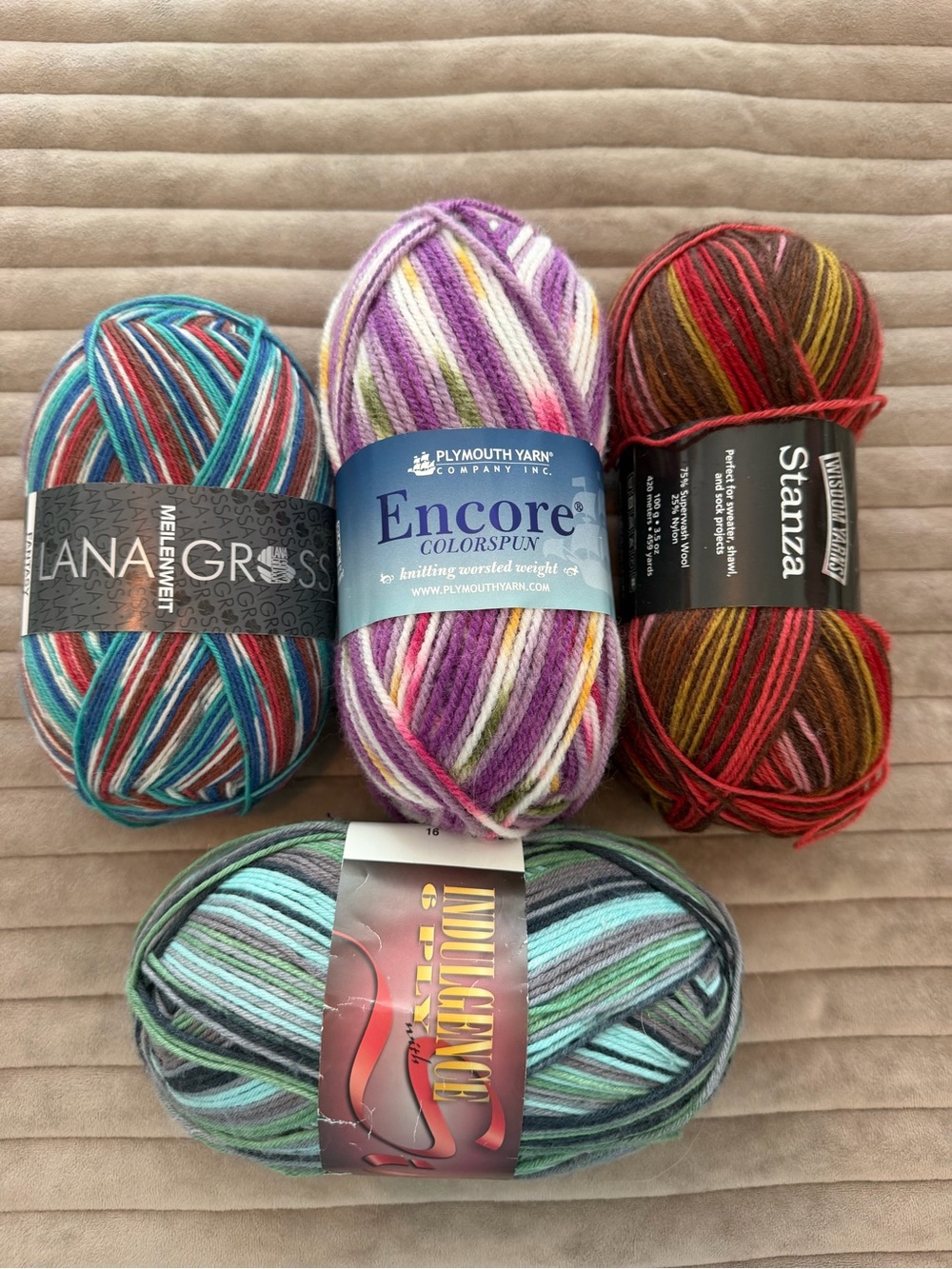 Lana gross as Encore ColorSpun Multicolor Wool-Blend Yarn